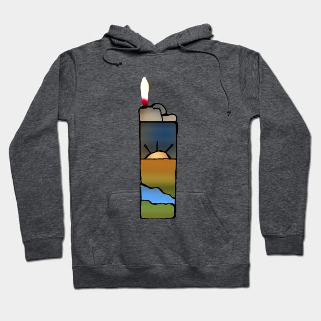 Landscape Lighter Hoodie by IanWylie87